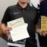 Artur Trubicki z dyplomem