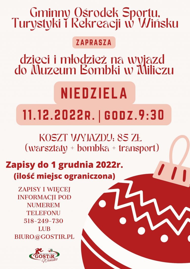 Muzeum Bombki w Miliczu z GOSTiR-em!