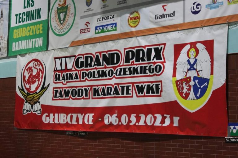 Zawodnicy w Wińska na XIV Grand Prix Karate WKF
