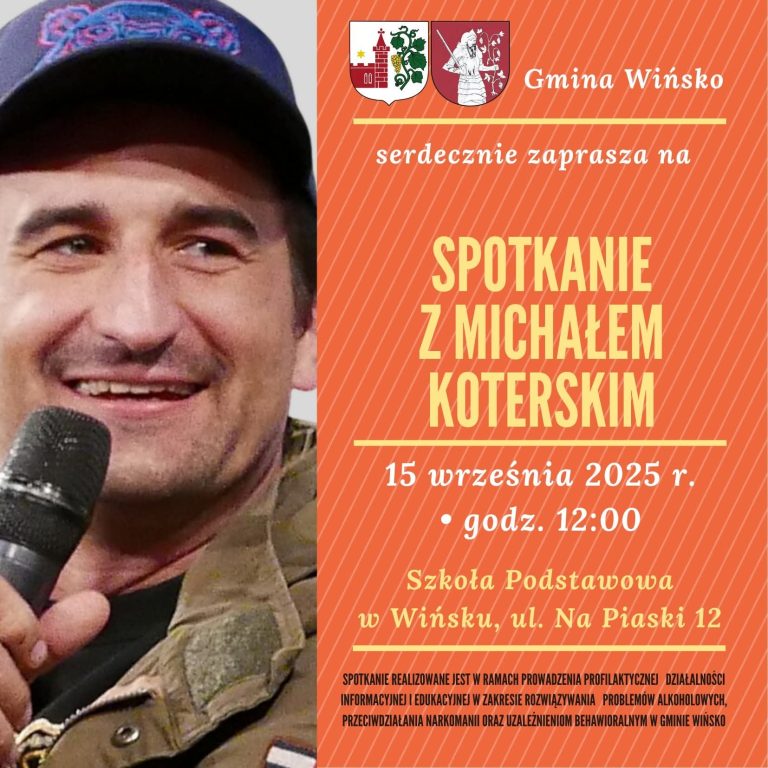 Spotkanie z Michałem Koterskim w Wińsku